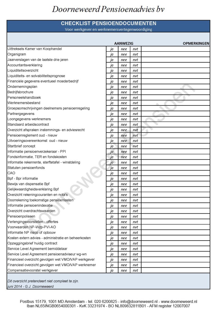 pensioenregeling mkb